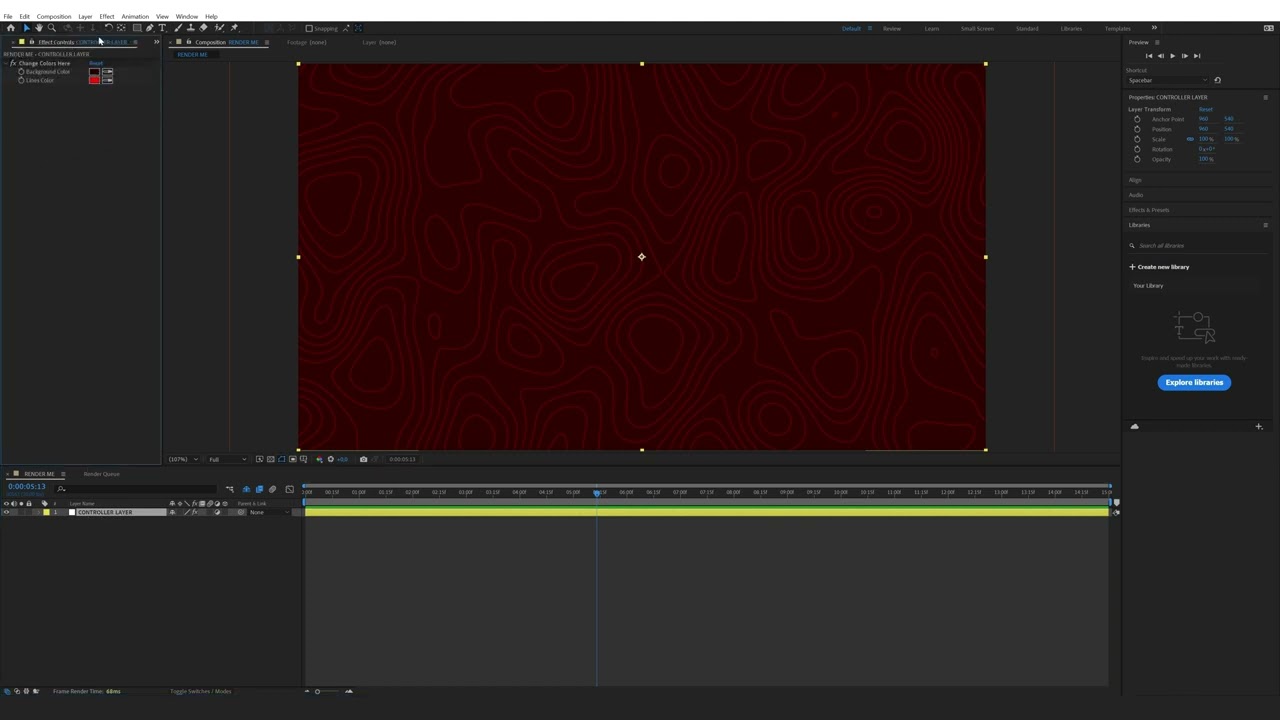 How to use and edit Background Templates in After Effects