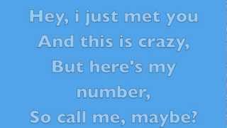 Call Me Maybe - Carly Rae Jepsen - Lyrics