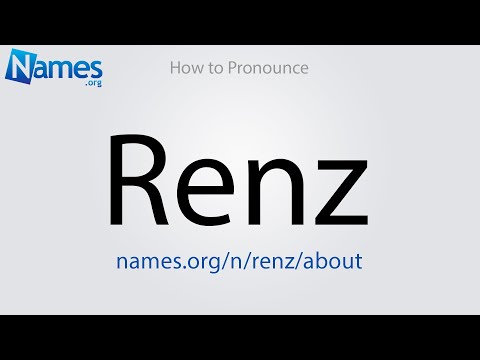 How to Pronounce Renz