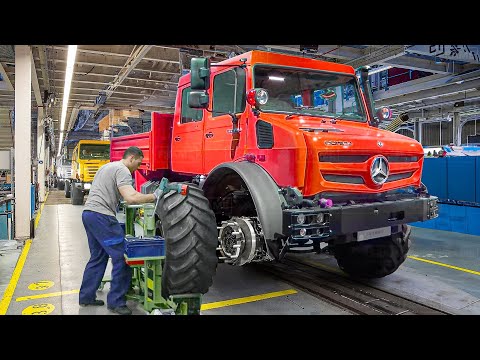 Thumbnail for How Germany Builds its Bullet Proof Unimog Truck Inside Massive Factory - Production Line by Unimog