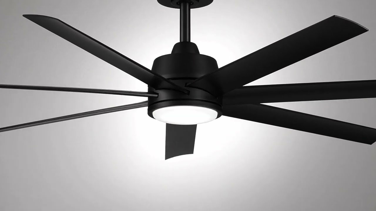 Video 1 Watch A Video About the 56 Casa Vieja Phoenix Max Black LED Indoor Ceiling Fan with Remote