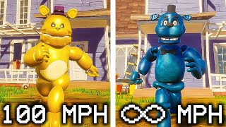 FNAF but they run at 999MPH in Hello Neighbor