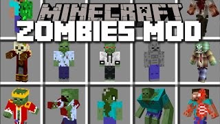 Minecraft MORE ZOMBIES MOD / FLESH EATING ZOMBIES TAKE OVER NEW YORK!! Minecraft