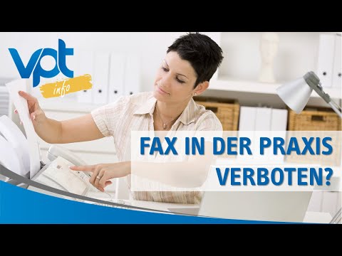 VPTinfo: Fax in der Praxis verboten?