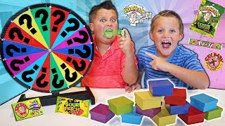 Kids Mystery Sour Candy Game! Eat What&#39;s Inside The Box! Toxic Waste &amp; Warhead