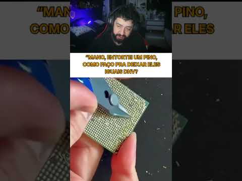 Como arruma o pino do processador AMD ou Intel