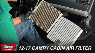 How To: Change the Cabin Air Filter in a 2012 to 2017 Toyota Camry