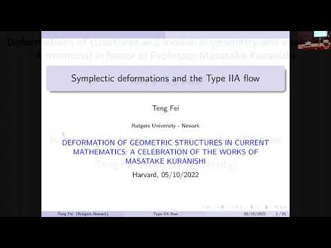 Teng Fei  | Symplectic deformations and the Type IIA flow