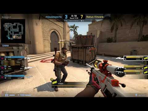CS:GO POV Demo NaVi S1mple (28/17) vs Mousesports (de_mirage)
