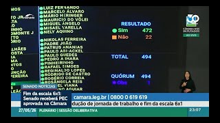 Escala 6x1: entenda o texto aprovado na Câmara e a tramitação no Senado