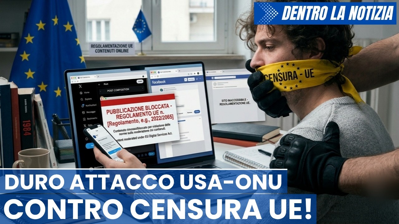 OTTIMO! 6 attacchi USA contro censura UE. ONU: smettete di incarcerare e multare persone per i post!