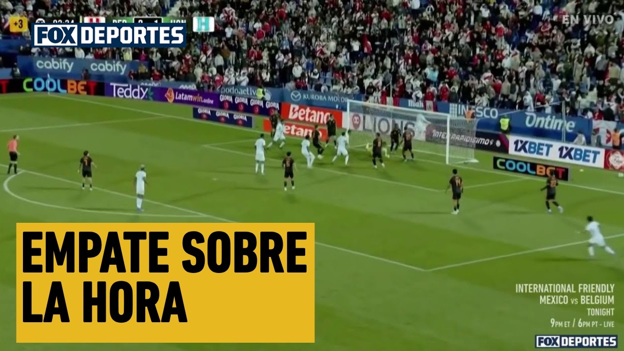 EMPATE SOBRE LA HORA | Perú 2-2 Honduras | Amistoso Internacional
