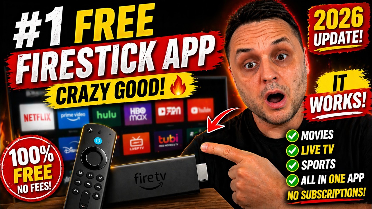 #1 FREE Firestick App… CRAZY GOOD 🔥 Has EVERYTHING (2026 😳)