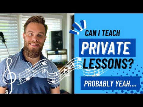 How To Start Teaching Private Lessons - Am I Qualified?