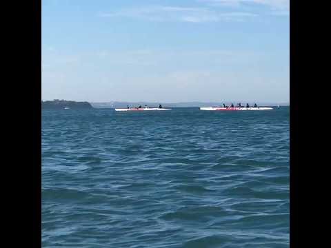 Waka ama training #outriggercanoe #outrigger #pirogue #newzealand