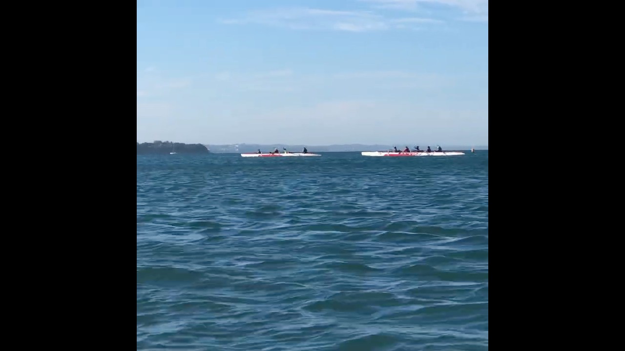 Waka ama training #outriggercanoe #outrigger #pirogue #newzealand