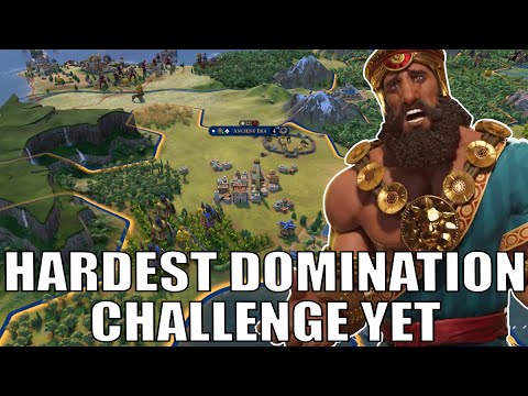 Civ 6 | The Hardest Domination Challenge I’ve Set To Date!!! (#1 Deity URSALOCKE Civilization VI)