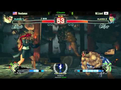 SSF4AE Hoodaman vs M Lizard - CAPCOM-Cup Asia Korea Qualifiers