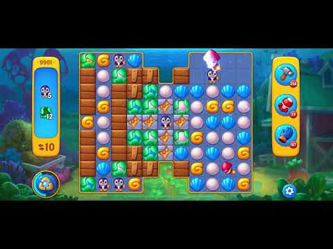 Fishdom level 9901 no boosters フィッシュダム ノーマル