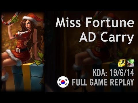 Miss Fortune AD Carry vs Lucian - Arrow - KR Challenger Path 5.24