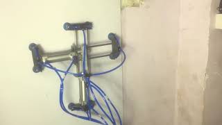 Pneumatic Powered Wall Climbing Robot