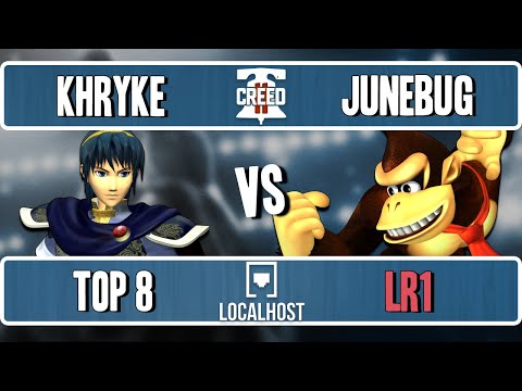 Creed II: Khryke (Marth) Vs. Junebug (DK) - Top 8 LR1