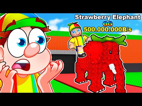 Unlocking the OG Strawberry Elephant In Steal a Brainrot! (ADMIN ABUSE + FREE BRAINROTS)