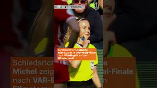 Die erste VAR-Entscheidung im DFB-Pokalfinale 👏 | sportstudio | #shorts