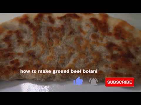 How to make delicious ground beef bolani