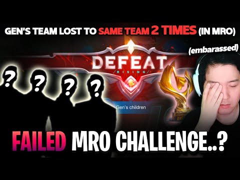 Team Gen's children lost 2tims to random players...OMG MLBB MRO Challenge with subscribers
