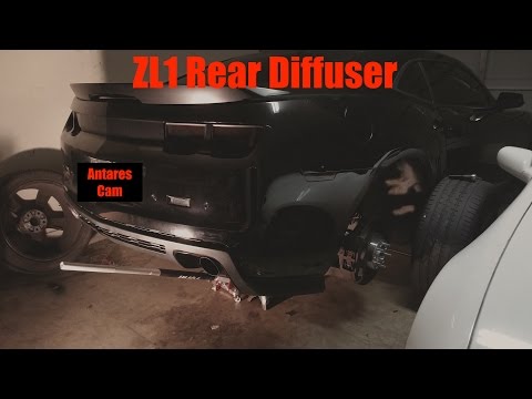How to: Camaro ZL1 Diffuser Install