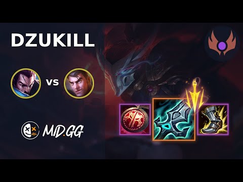 MID.GG: [ Dzukill ] Yasuo TOP vs Jayce | EUW MASTER | LOL Season 2025