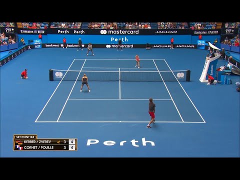 Team France v Team Germany highlights (RR) | Mastercard Hopman Cup 2019