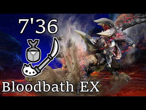 MHGU/MHXX Bloodbath EX Solo TA[Valor Insect Glaive][7'36"10]