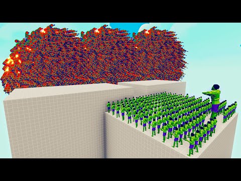 200x HULK + 1x GIANT vs EVERY GOD - Totally Accurate Battle Simulator TABS