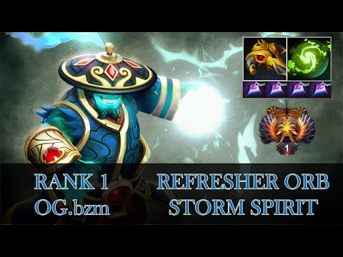 🔥 WTF REFRESHER ORB | STORM SPIRIT | OG.bzm | 18 KILLS GAME HIGHLIGHTS