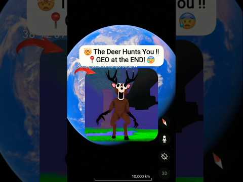 THE DEER 99x Nights In The Forest, Tung Sahur, Ballerina Cappuccina On Google Earth 😰! #shorts