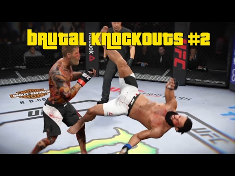 EA Sports UFC 2 - Best Brutal Knockouts Compilation #2
