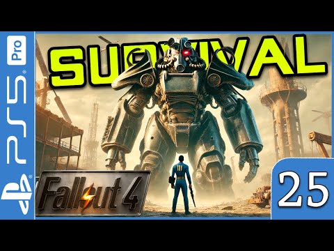 FALLOUT 4 (PS5 Pro) - Survival Mode PART 25: Liberty Reprimed Quest (4K 60FPS)