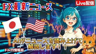 【FXライブ配信】2026.4/15.19:40~AIが最新ニュースをすべて読み上げます！リアルタイムでドル円レートをお知らせしニュースが入り次第、今後のドル円レートについて詳しく解説していきます。