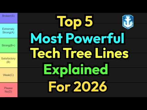 Top 5 Extremely Powerful Tech Tree Lines To Must Grind in 2026 Explained | World of Warships