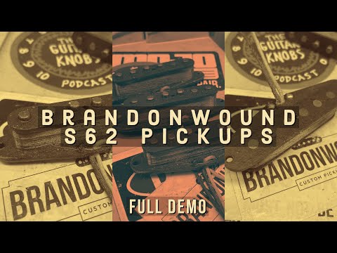 Brandonwound S62 Strat pickups set (bridge with baseplate) image 9