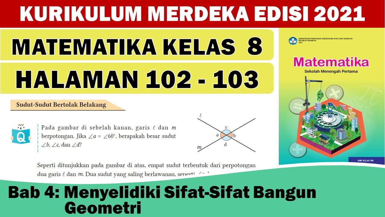 8TH GRADE MATHEMATICS PAGES 102-103 INDEPENDENT CURRICULUM 2021 EDITION