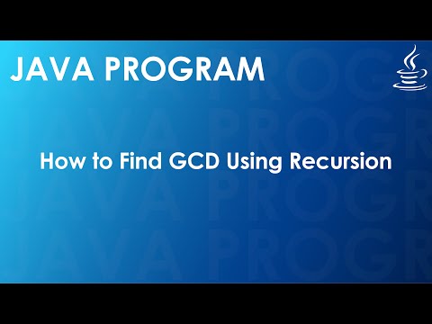 Java Program To Find G C D Using Recursion