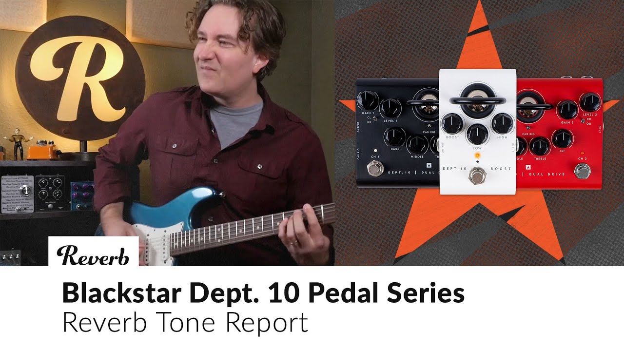 The Blackstar Dept. 10 Pedal Series: Dual Drive, Dual Distortion, and Dept. 10 Boost - YouTube