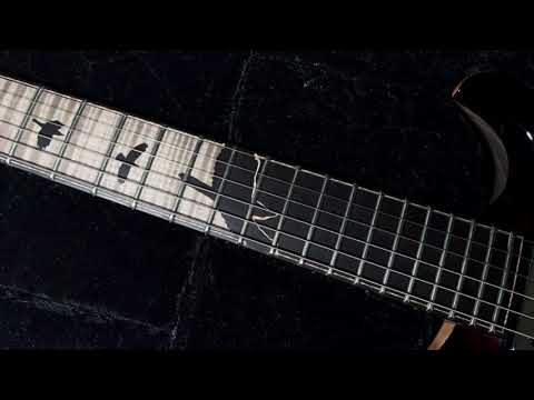 Fly over of PRS Paul Reed Smith Private Stock Graveyard 2 Raven's Heart McCarty 594