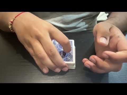 Amazing card dribble trick! - original card trick