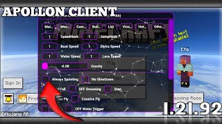 MCPE Best Hack Client 1.21.92 – Apollon Client Download + Aimbot, ESP, Fly & More!