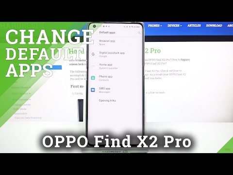 How to Change Default Apps in OPPO Find X2 Pro – Set Default Apps