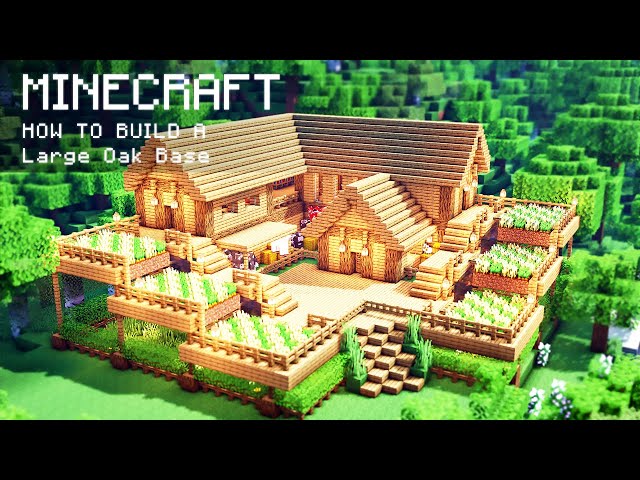 Minecraft Tutorial: How to build a BIG survival house ( Medieval